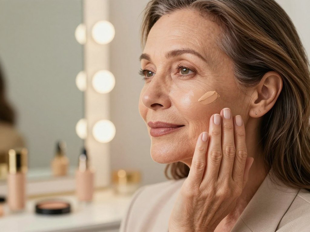 best foundation for aging skin
