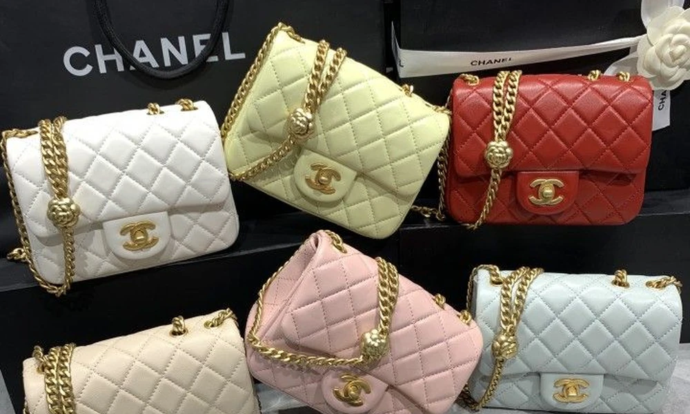 Chanel mini bag with a classic quilted design.