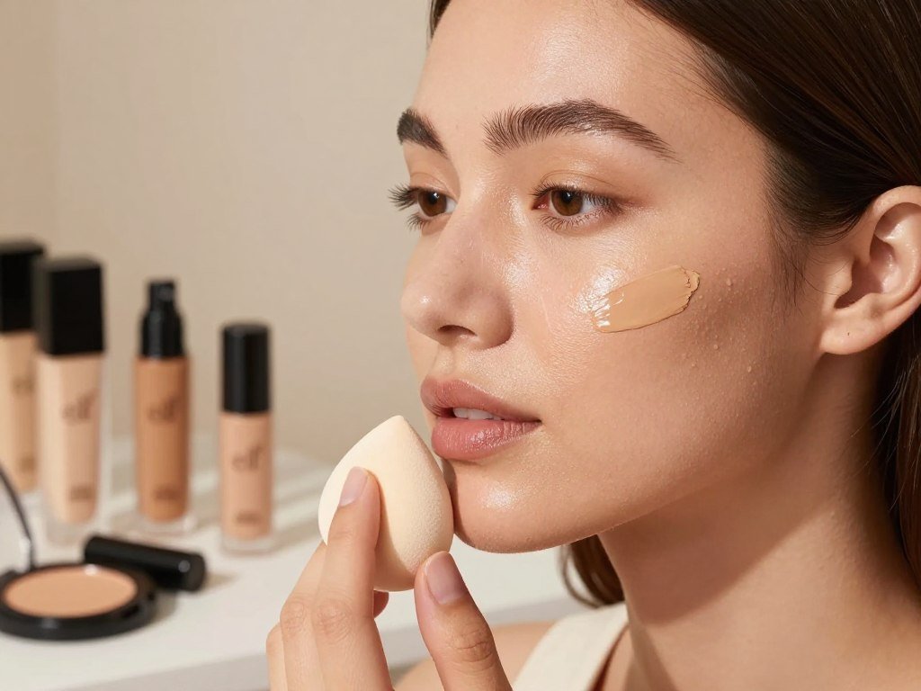 e.l.f. matte concealer blended over oily skin e.l.f. matte concealer blended over oily skin