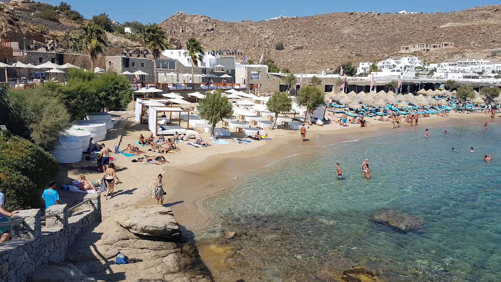 Buildings along the water in a seaside village