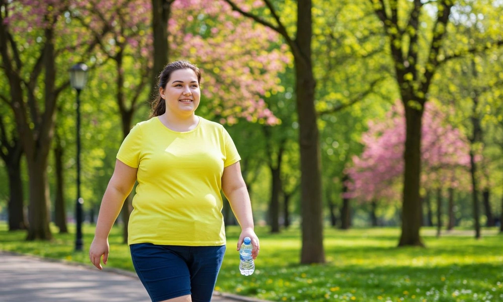 Daily walking for weight management